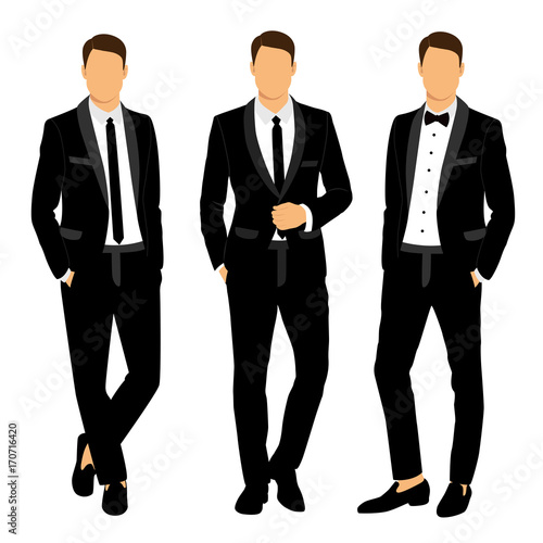 Wedding men's suit and tuxedo.