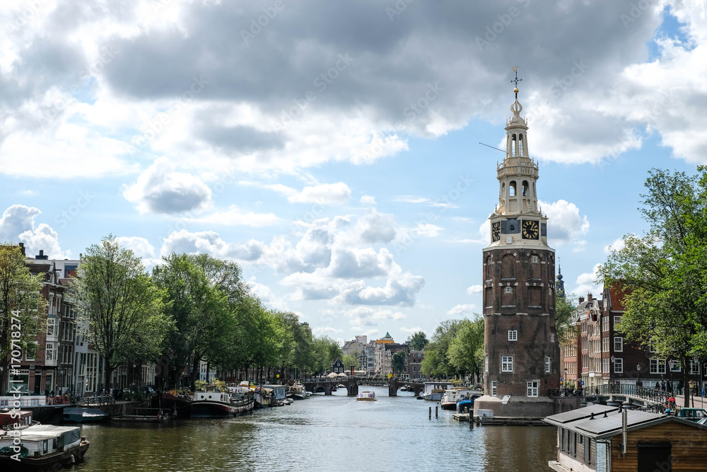 Altstadt von Amsterdam in den Niederlanden