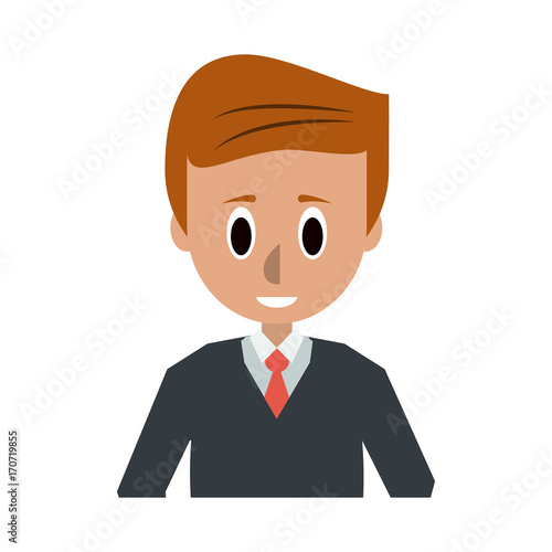 man preppy young adult icon image vector illustration design 