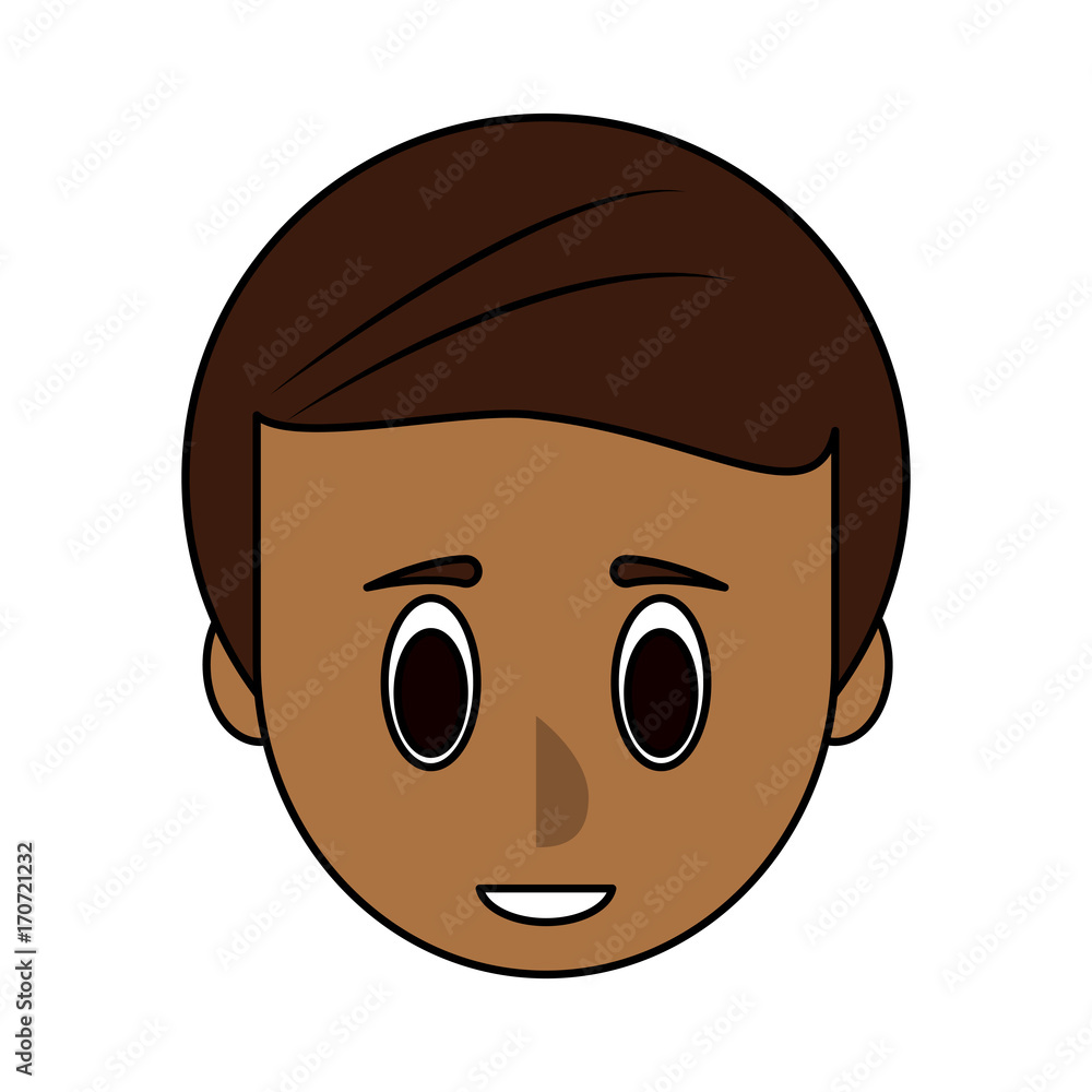 man with dark skin young adult icon image vector illustration design man with dark skin young adult icon image vector illustration design