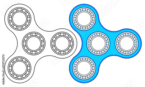Fidget spinner icon