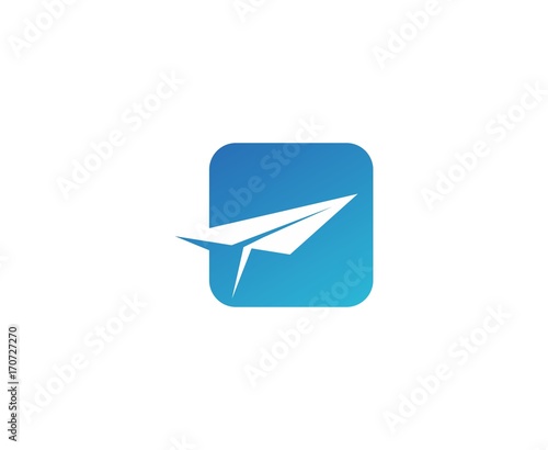 Paper plane logo