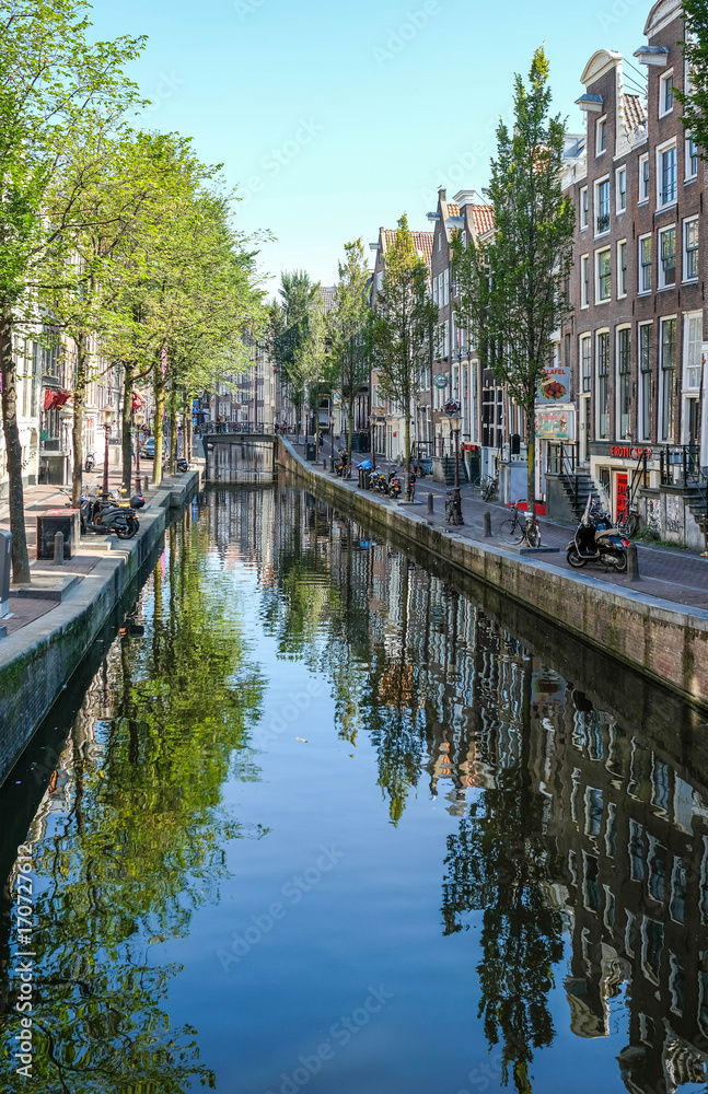 Amsterdam mit Grachten