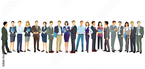 Gruppenbild von Frauen und Männern