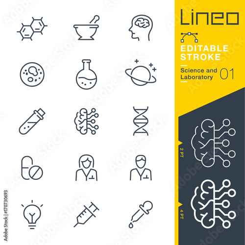 Lineo Editable Stroke - Science and Laboratory line icons
Vector Icons - Adjust stroke weight - Expand to any size - Change to any colour