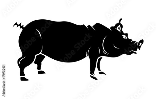 Pig Silhouette