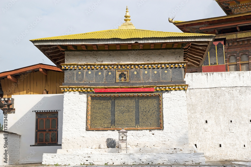 Chorten at the Punakha Dzong, Punakha, Bhutan
