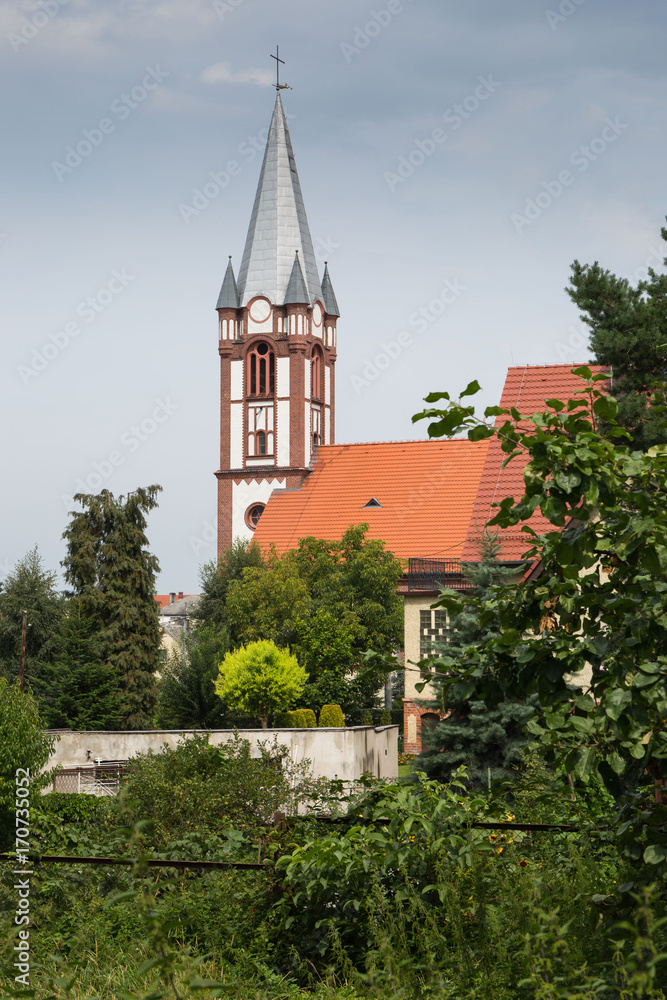 Hl. Mutter-Gottes-Maria-Kirche in Preußisch Krawarn (jetzt Krowiarki) in Oberschlesien