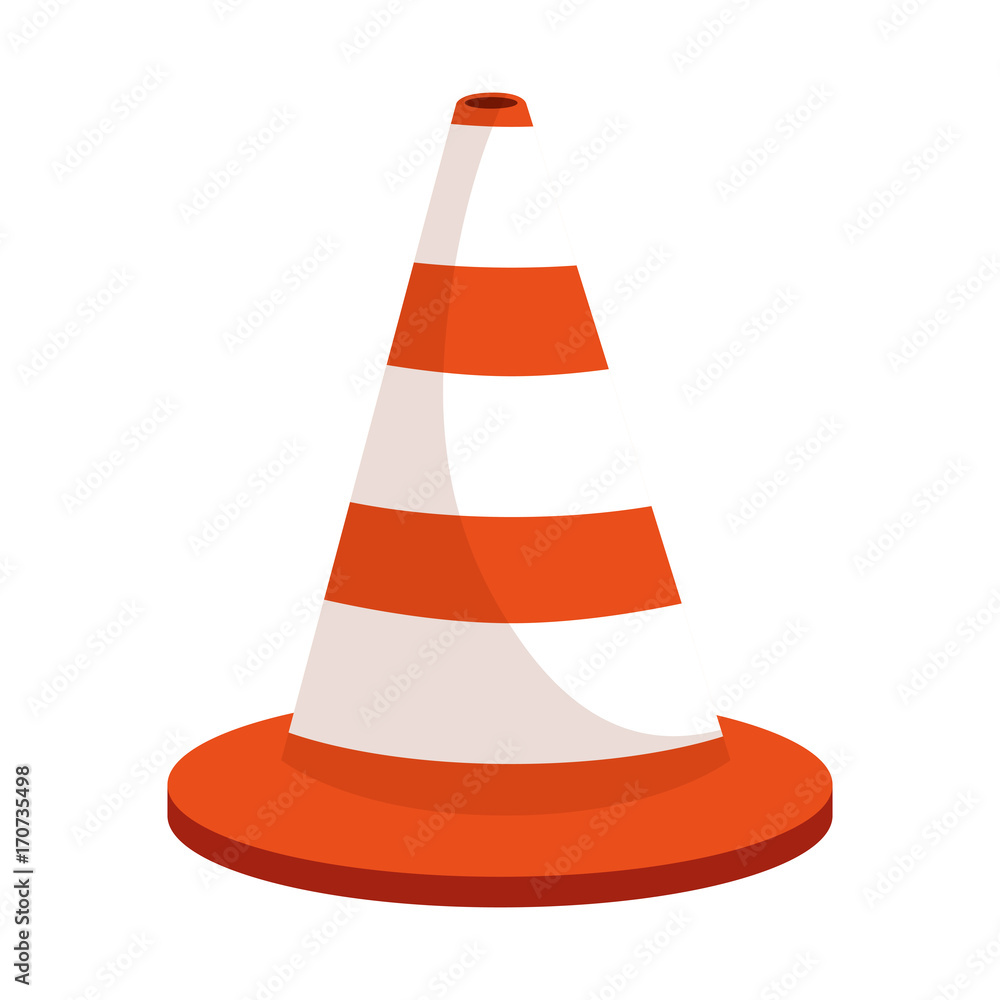 construction cone isolated icon vector illustration design construction cone isolated icon vector illustration design