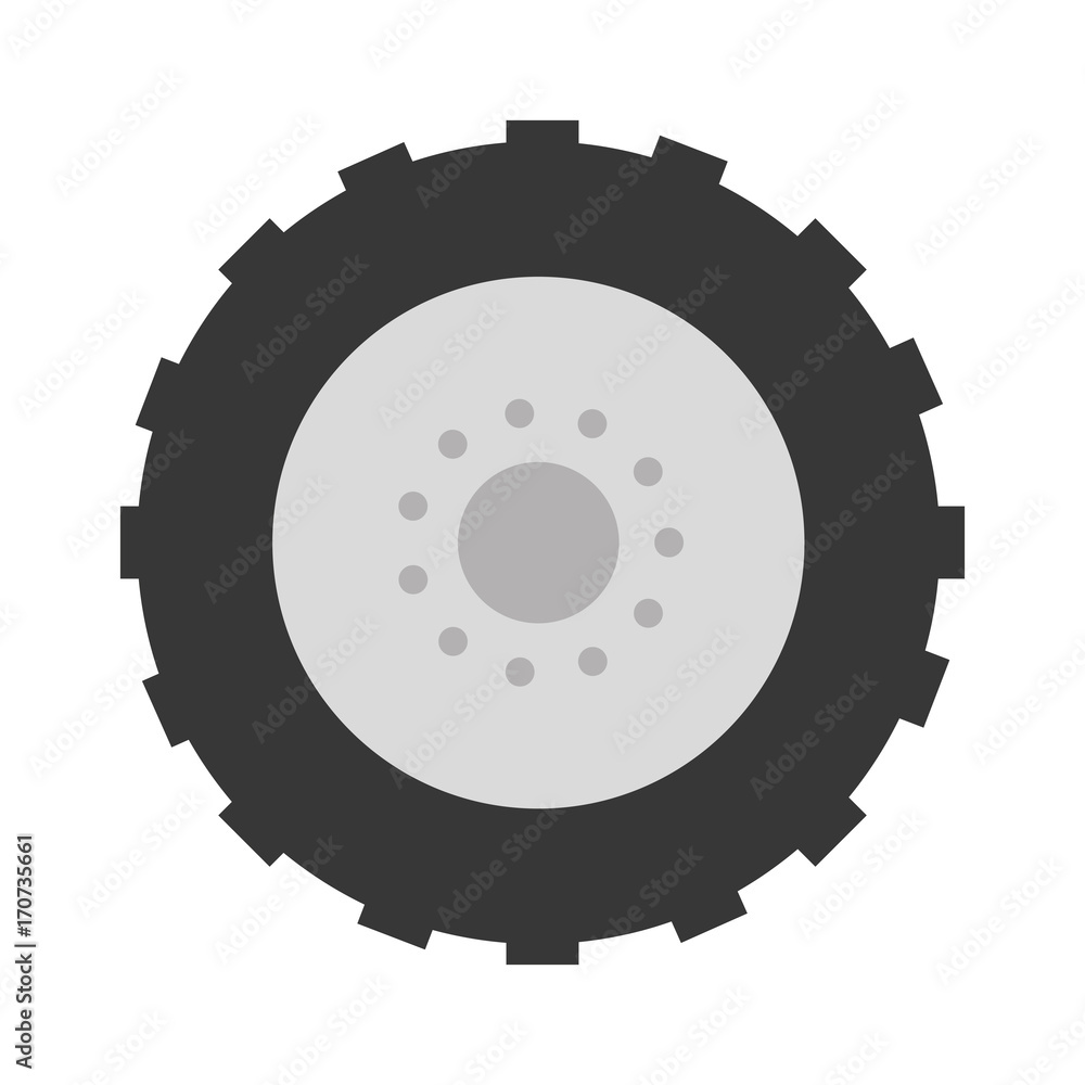 tractor tire isolated icon vector illustration design tractor tire isolated icon vector illustration design