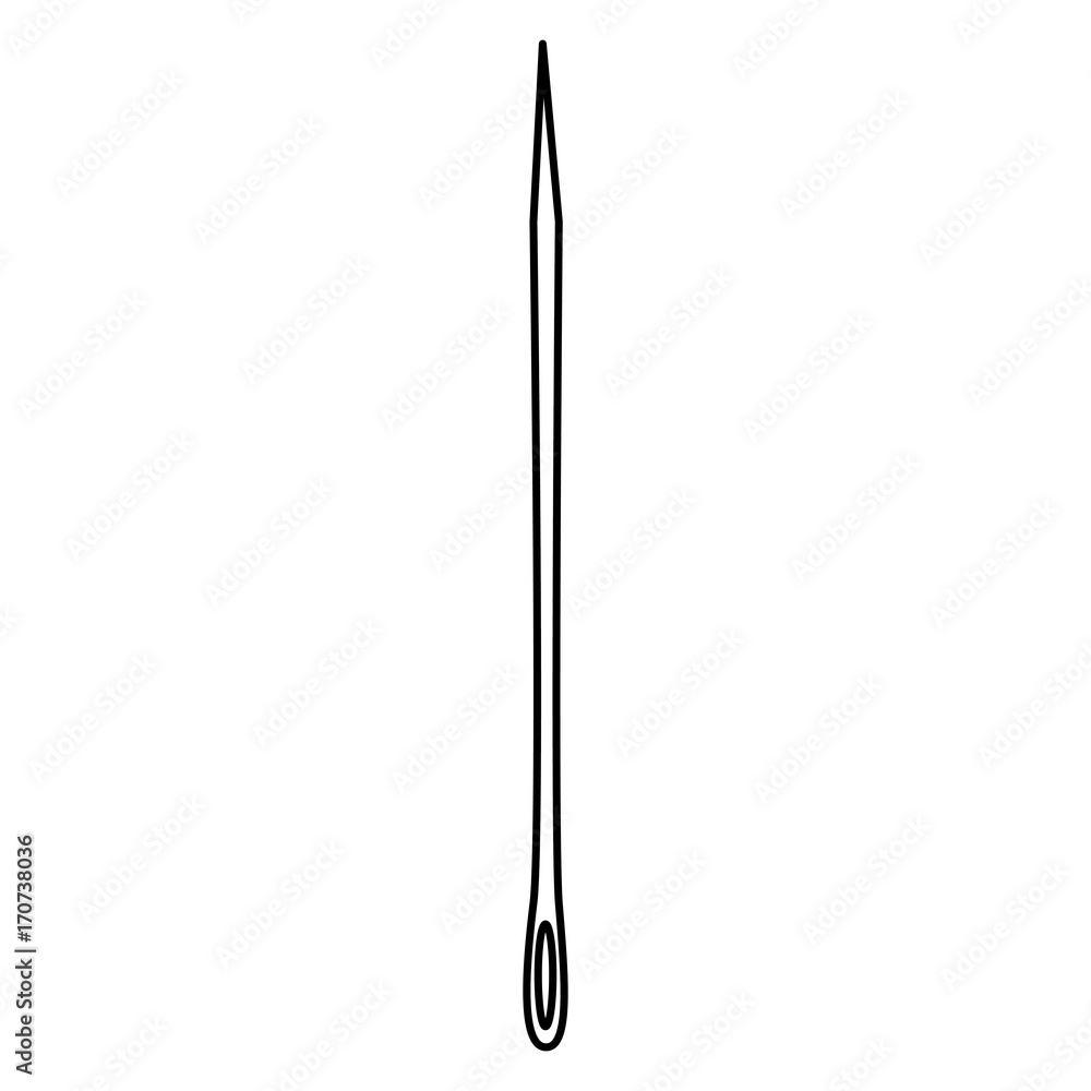 sewing needle isolated icon vector illustration design sewing needle isolated icon vector illustration design