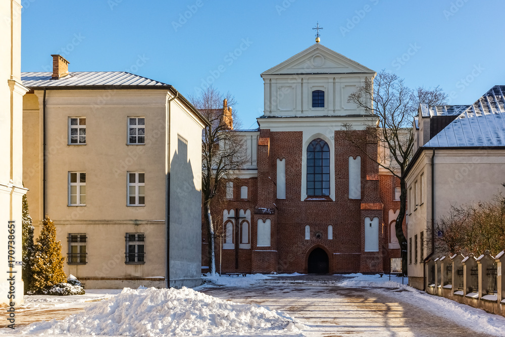 Cathedral of Saint Michael the Archangel in Lomza, Podlasie, Poland