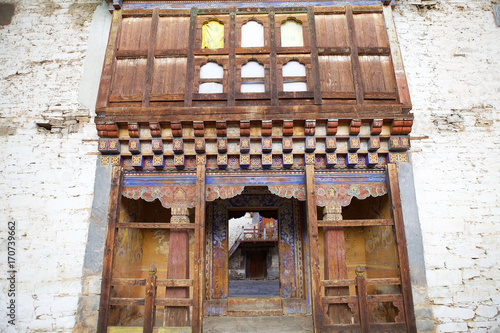 Wangduechhoeling Palace ruins, Bumthang, Bhutan photo