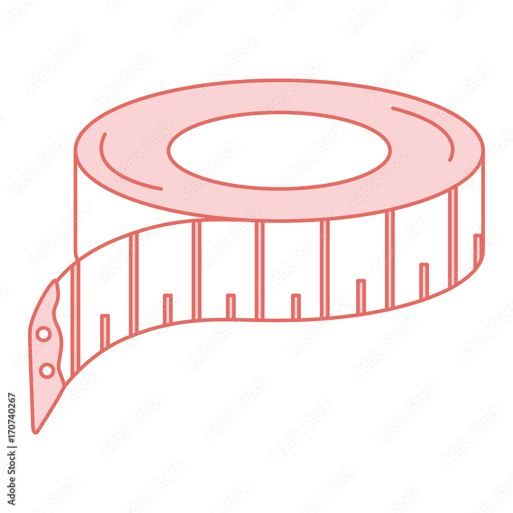 sewing tape measure icon vector illustration design sewing tape measure icon vector illustration design