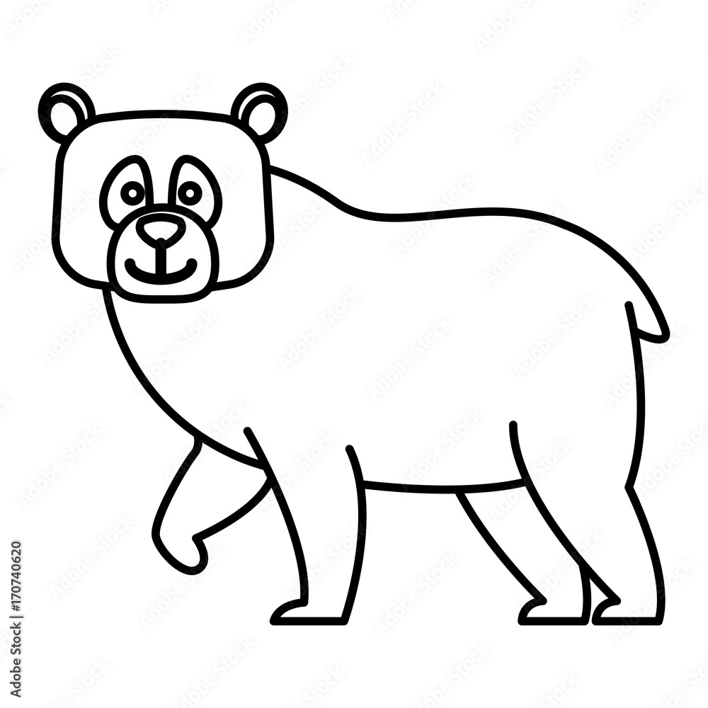 bear cartoon animal icon vector illustration graphic design bear cartoon animal icon vector illustration graphic design