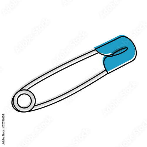 security clothes pin icon vector illustration design