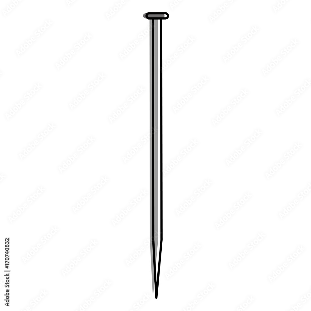 sewing pin isolated icon vector illustration design sewing pin isolated icon vector illustration design