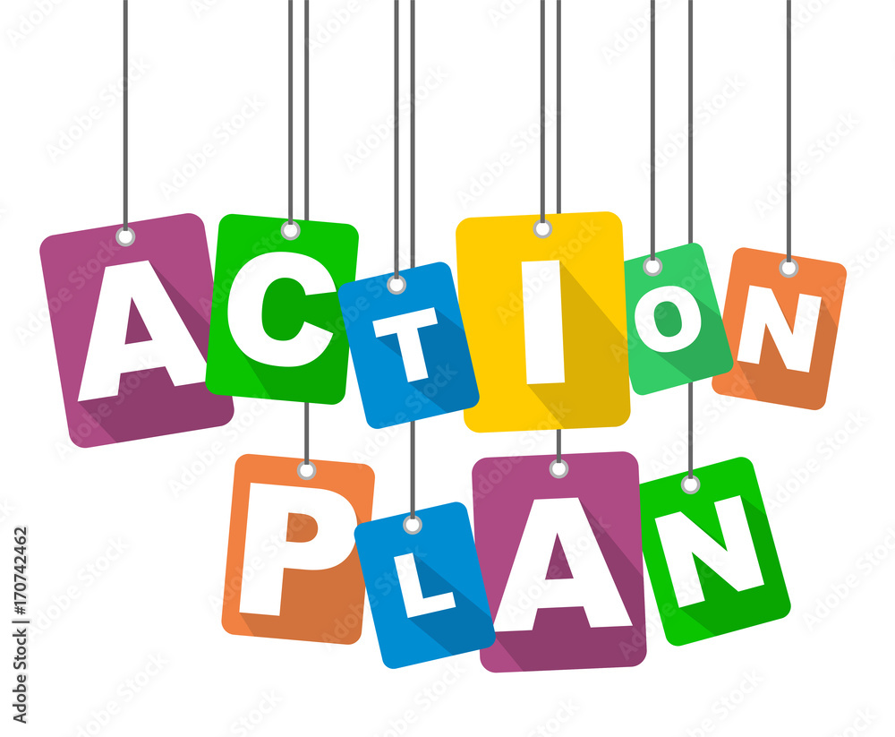 vector illustration background action plan