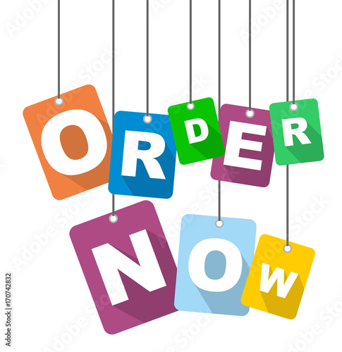 vector illustration background order now