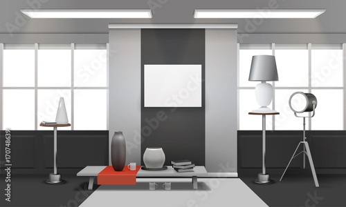 Realistic Loft Interior