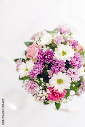 Beautiful flower bouquet with vivid colors