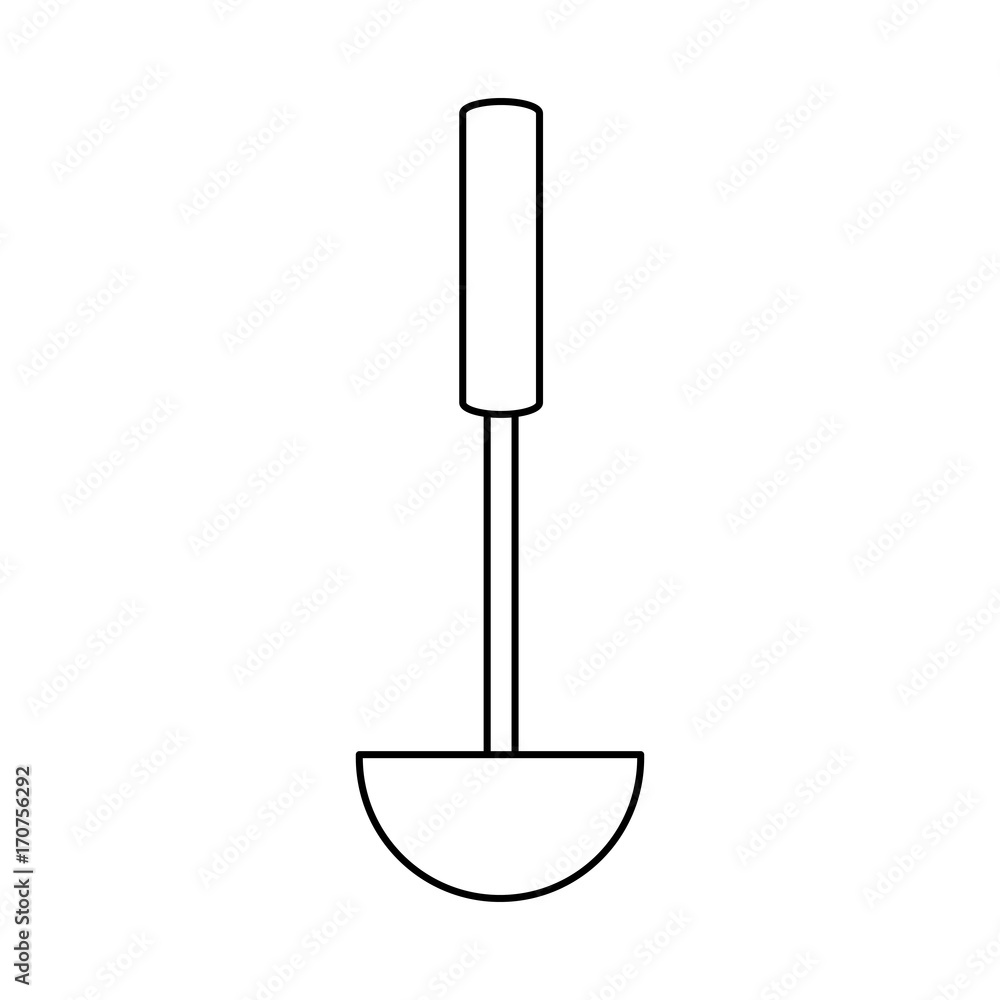 laddle icon over white background vector illustration laddle icon over white background vector illustration
