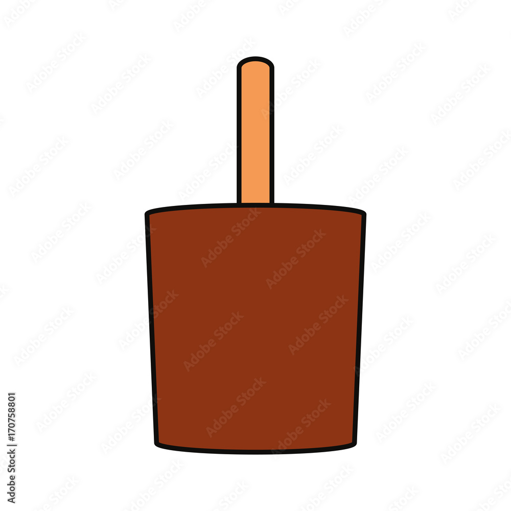 Obraz premium cutting board icon over white background vector illustration