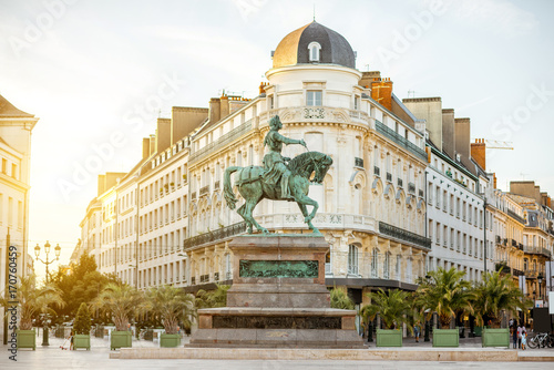  Statue of Saint Joan of Arc on Martroi Square, Orleans, France photo