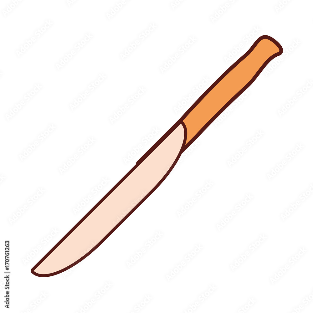 knife icon over white background vector illustration knife icon over white background vector illustration
