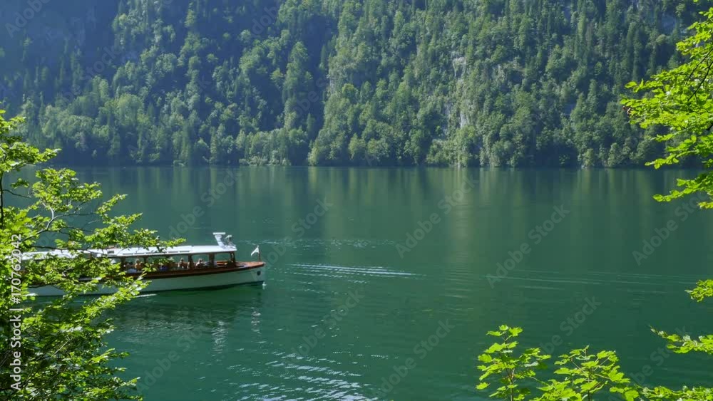Koenigssee Lake in the Berchtesgaden National Park, Bavaria Koenigssee Lake in the Berchtesgaden National Park, Bavaria