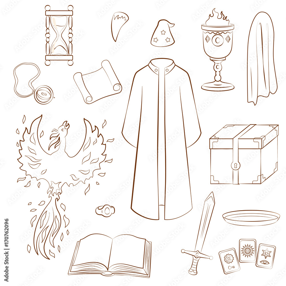 Naklejka premium wizard