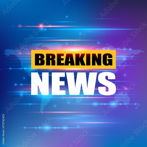 Breaking news background