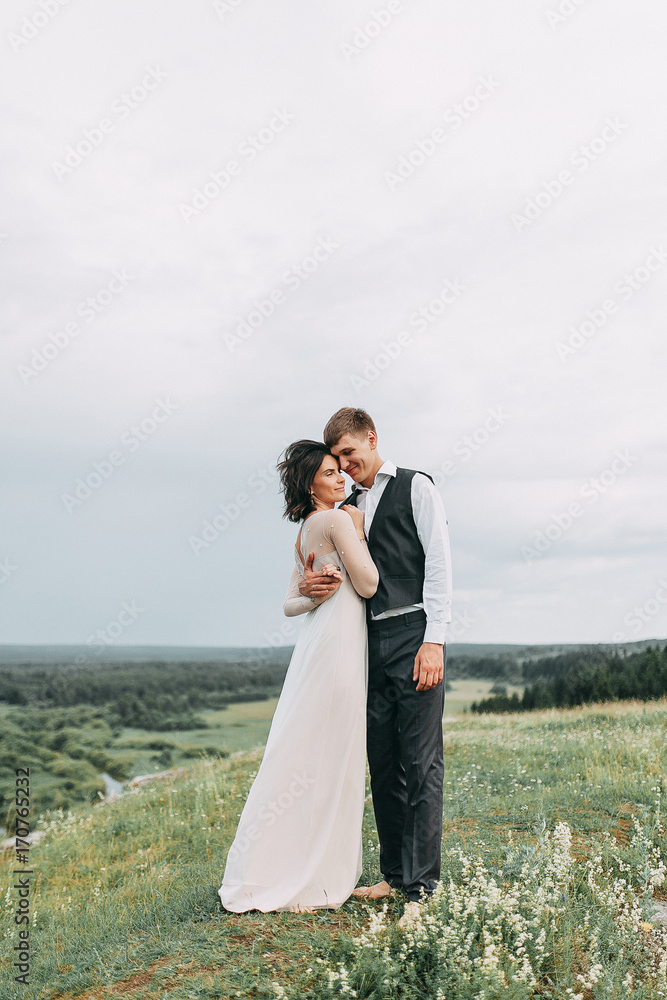 Dream wedding in mountains