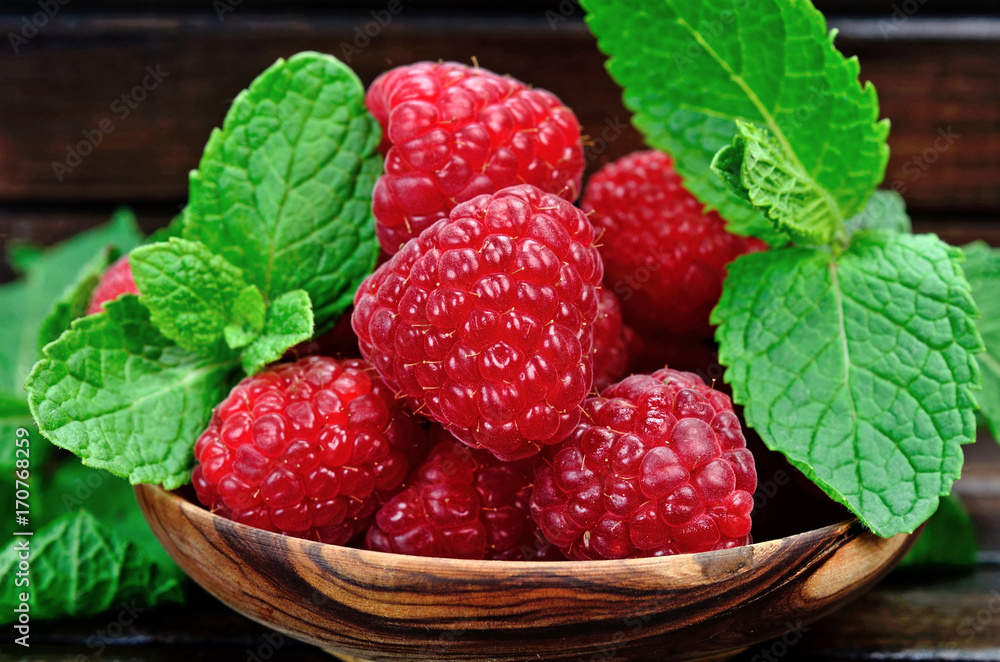 raspberry on table raspberry on table