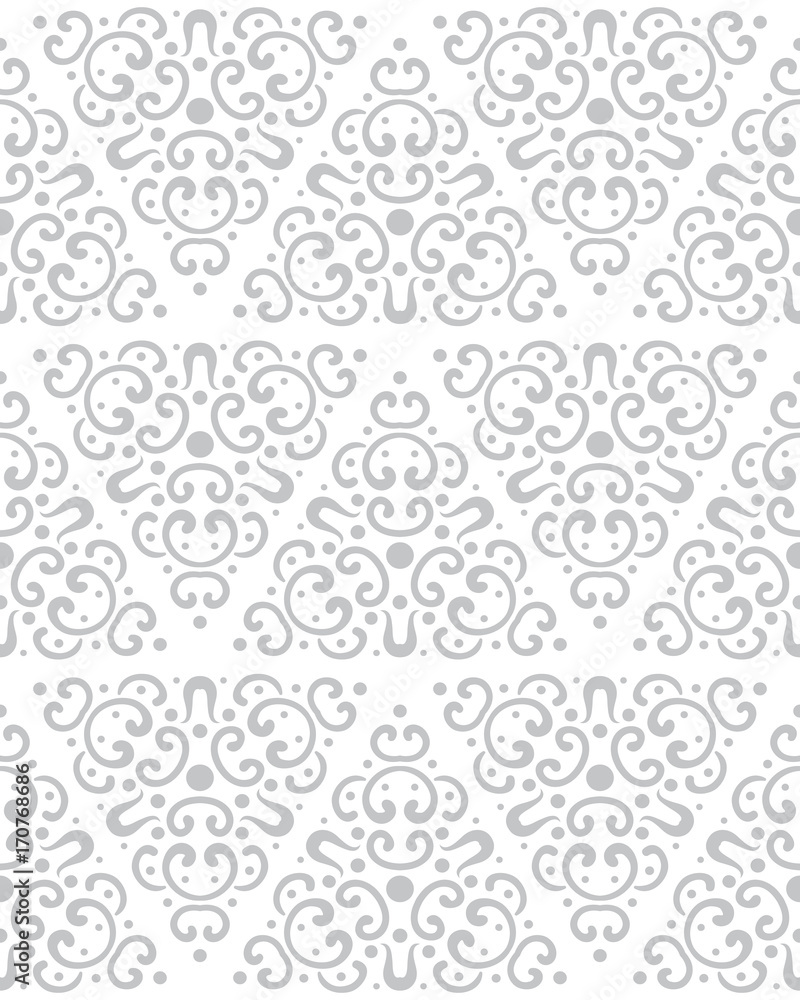 Abstract seamless pattern in vintage style. Interlocking shapes and textures.