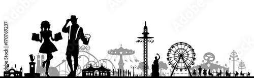Skyline München Oktoberfest