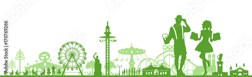 Skyline München Oktoberfest