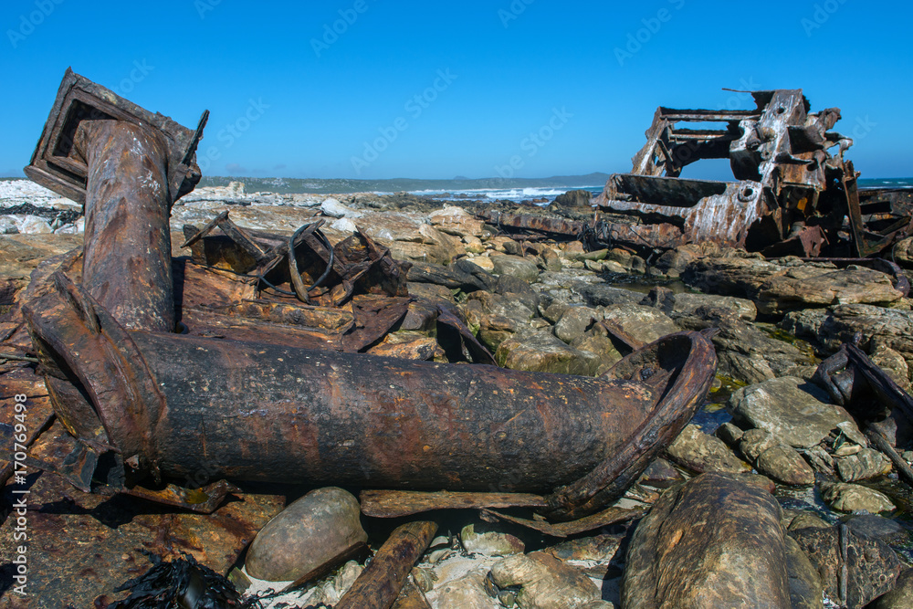 South Africa Cape of good Hope shipwreck