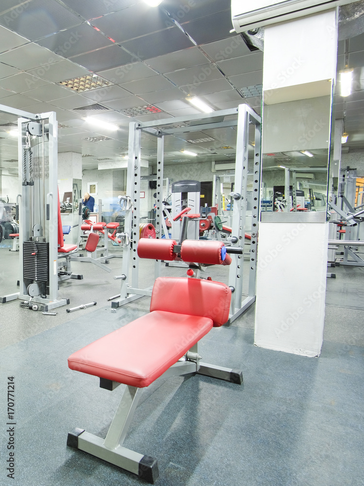 Fototapeta premium Interior of a fitness hall