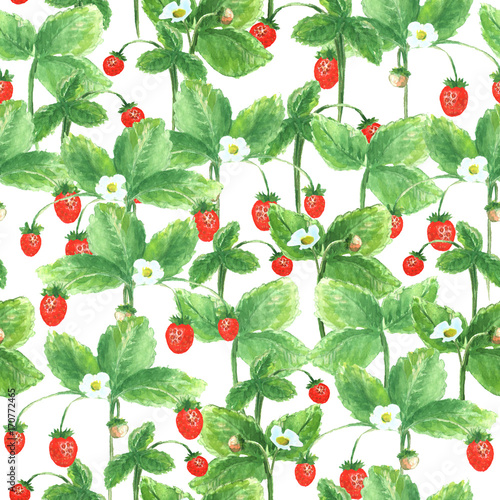 Summer strawberry pattern