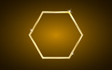 Luxury Shiny Gold Hexagon Background - Geometric Wallpaper