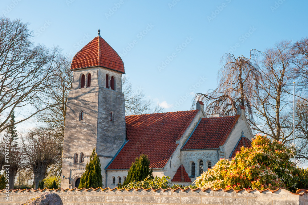 Hojerup church in Denmark