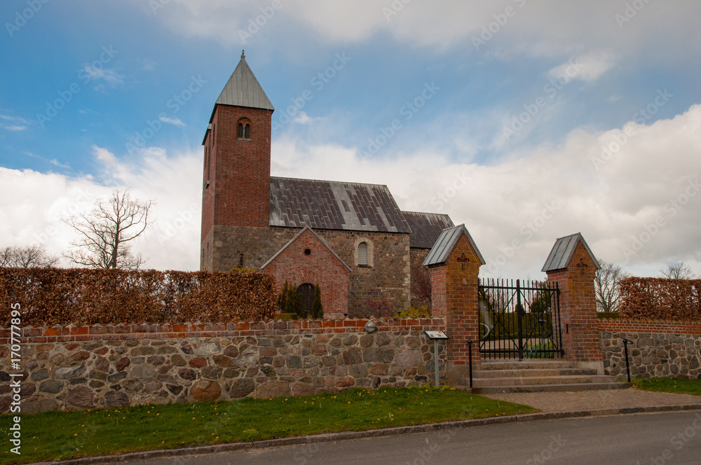 Kirke Fenneslev church in Denmark