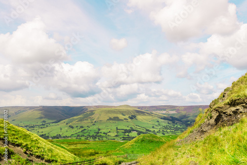 Mam Tor hill near Castleton and Edale in the Peak District National Park © manuta