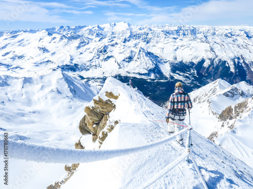 Österreich, Salzburg, Stubach, Aussicht vom Kitzsteinhorn-Gipfel