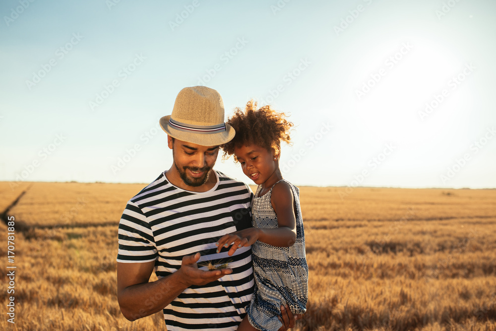 He loves showing the world to his daughter