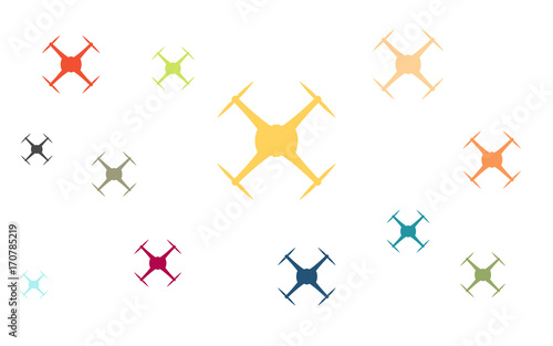 Wallpaper - bunte Helikopter