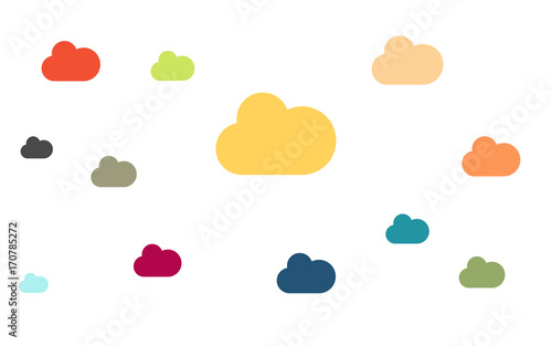Wallpaper - bunte Wolken