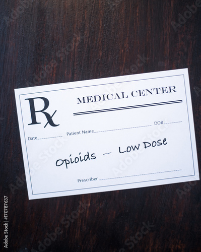 Opioid Prescription - low dose