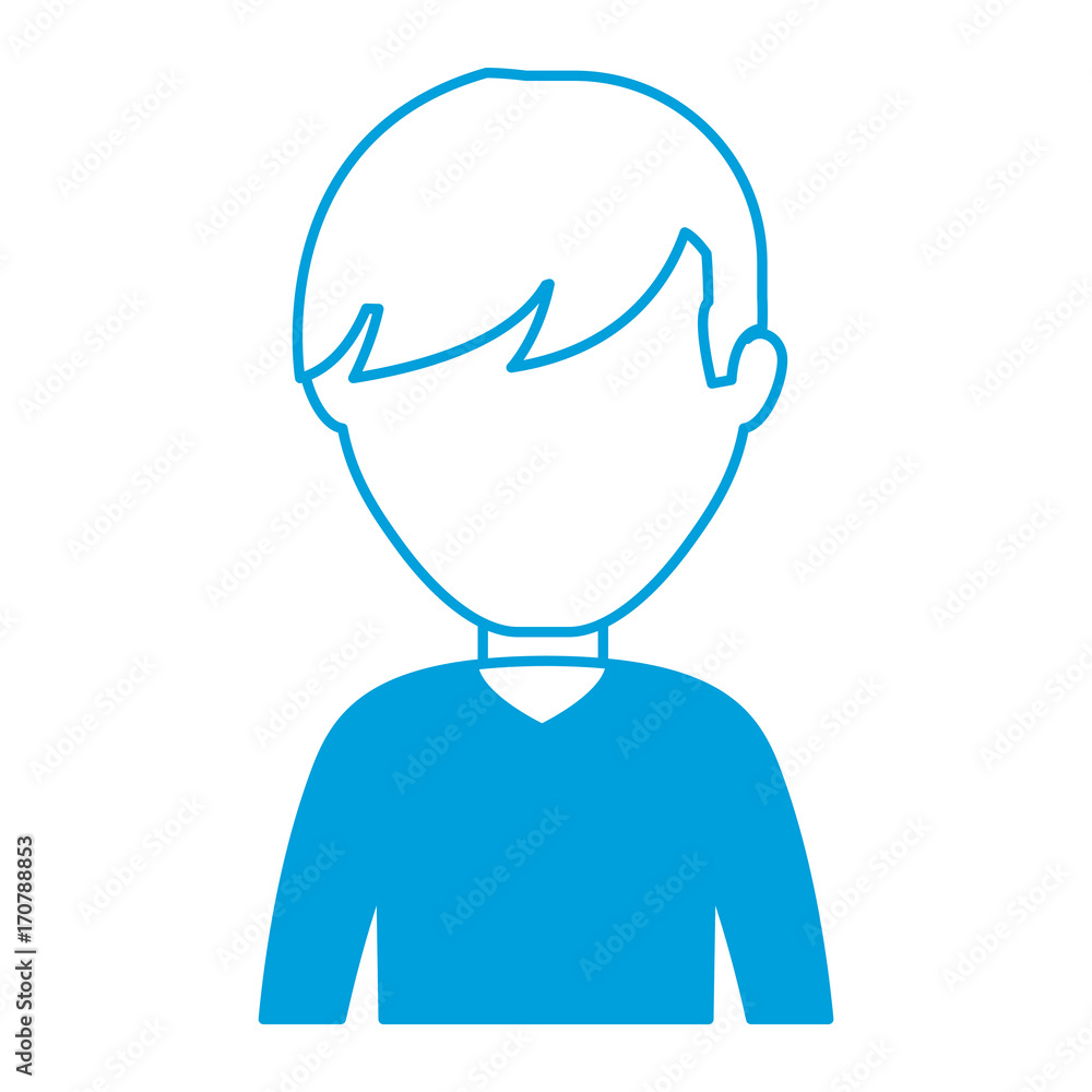 avatar man icon over white background vector illustration avatar man icon over white background vector illustration